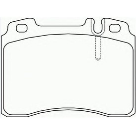 Set placute frana TEXTAR