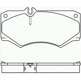 Set placute frana TEXTAR