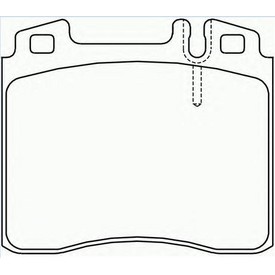 Set placute frana TEXTAR