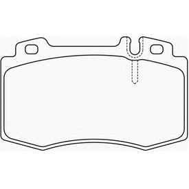 Set placute frana TEXTAR