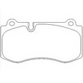 Set placute frana TEXTAR