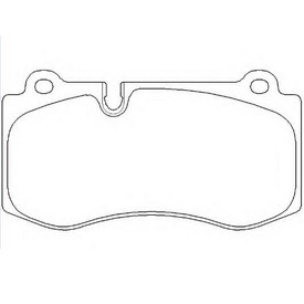 Set placute frana TEXTAR