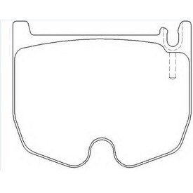Set placute frana TEXTAR