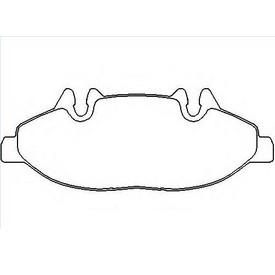 Set placute frana TEXTAR