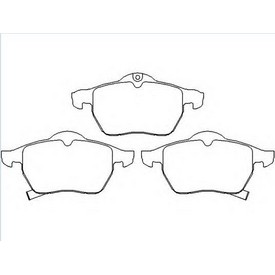 Set placute frana TEXTAR