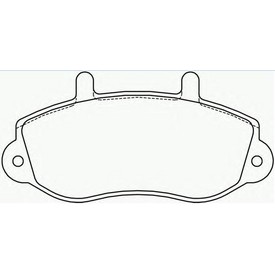 Set placute frana TEXTAR