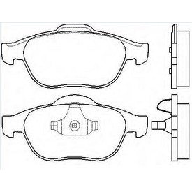 Set placute frana TEXTAR