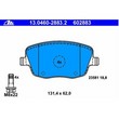 Set placute frana fata ATE 13.0460-2883.2
