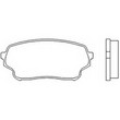 Set placute frana TEXTAR