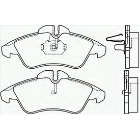 Set placute frana TEXTAR