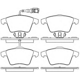 Set placute frana TEXTAR