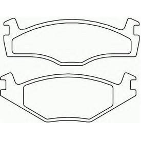 Set placute frana TEXTAR