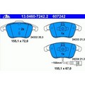 Set placute frana fata ATE 13.0460-7242.2