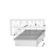 FILTRU AER MANN C26151