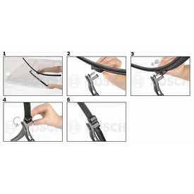 Set stergatoare BOSCH  AEROTWIN RETRO