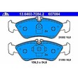 Set placute frana spate ATE 13.0460-7084.2