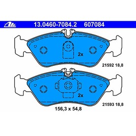 Set placute frana spate ATE 13.0460-7084.2