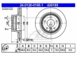 Set 2 discuri frana spate ATE 24.0120-0195.1