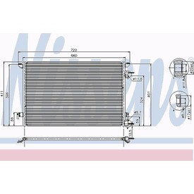 Radiator AC Nissens 94598
