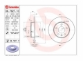 Set 2 discuri frana spate Brembo 08.7627.11