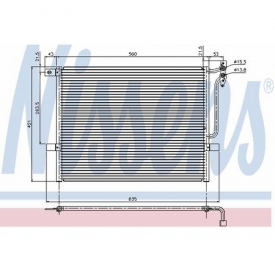 Radiator AC NISSENS 94431