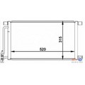 Radiator aer conditionat Mahle
