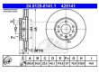 Set 2 discuri frana fata ATE 24.0125-0141.1