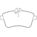 Set placute frana fata TEXTAR
