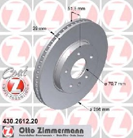 Discuri frana Zimmermann 430.2612.20