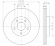 Set 2 discuri frana fata Delphi BG3868