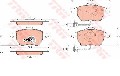 Placute frana TRW GDB1307