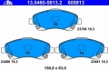 Set placute frana fata ATE 13.0460-5813.2