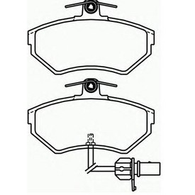Set placute frana TEXTAR