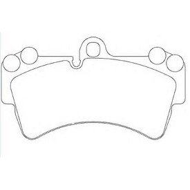 Set placute frana TEXTAR