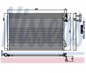 Radiator AC Nissens  94872