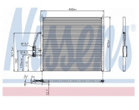 Radiator AC Nissens  94274