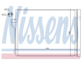 Radiator AC Nissens  940288