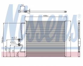 Radiator AC Nissens  94275
