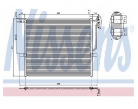 Radiator AC Nissens  94761