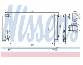 Radiator AC Nissens  94744
