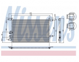 Radiator AC Nissens  94526