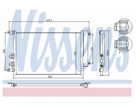 Radiator AC Nissens  94746