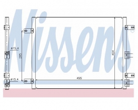 Radiator AC Nissens  94779