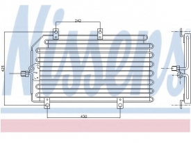 Radiator AC Nissens  94816