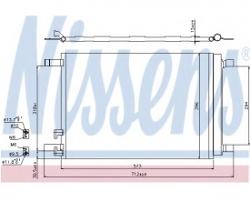 Radiator AC Nissens  940319