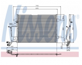 Radiator AC Nissens  94207