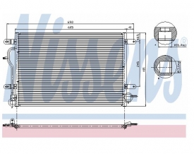 Radiator AC Nissens  94583