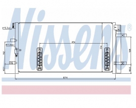 Radiator AC Nissens  940042