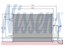 Radiator AC Nissens  94922
