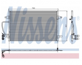 Radiator AC Nissens  94345